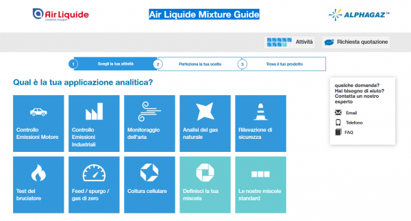 Air Liquide Mixture Guide