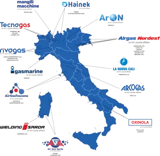 mappa affiliates italia