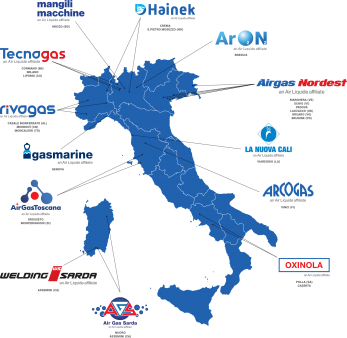 mappa affiliates italia