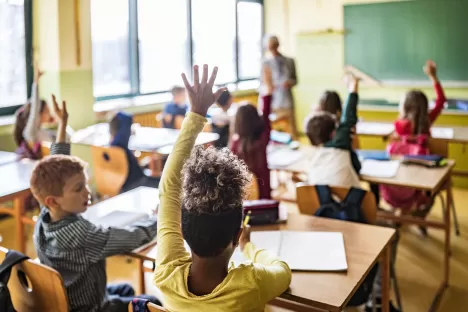 Enfants en classe
