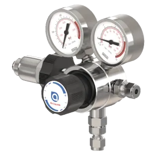 Riduttori di pressione monostadio in ottone cromato