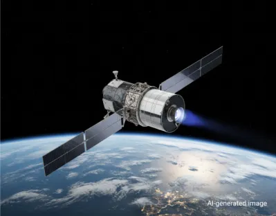 Satellite in orbita terrestre che utilizza un sistema di propulsione ionica allo xenon. Il gas xenon è un propellente ideale per le applicazioni spaziali grazie alla sua elevata densità, che assicura un mantenimento in orbita di lunga durata e manovre precise.