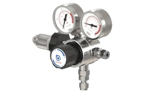 Riduttore singolo stadio in ottone cromato