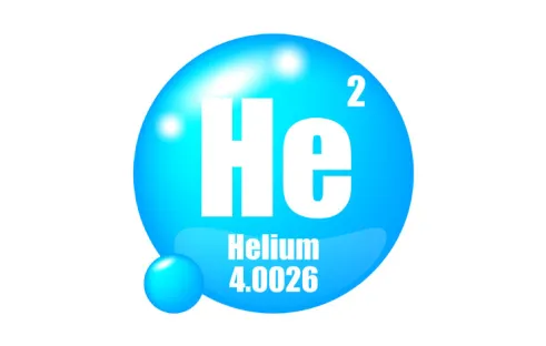 Molecola di elio (He)