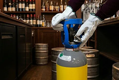 Preparazione PRESTOP in birreria