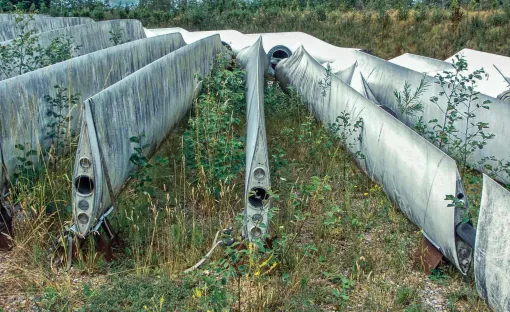 Smantellamento delle turbine eoliche a fine vita e riciclaggio