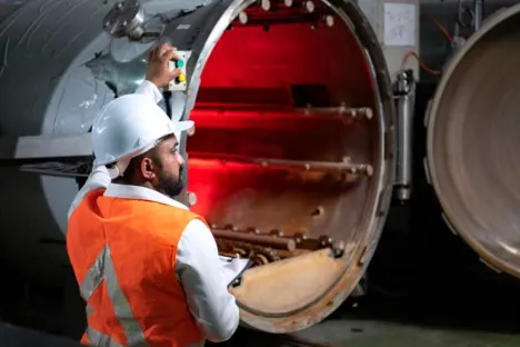 Audit di un forno per il trattamento termico dei metalli