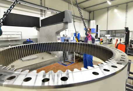 Ingranaggio per turbina eolica