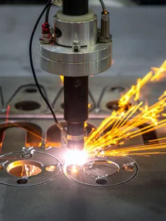 applicazione di taglio laser