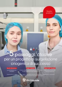 5 passaggi chiave per un progetto di surgelazione criogenica di successo - Guida Pratica Air Liquide