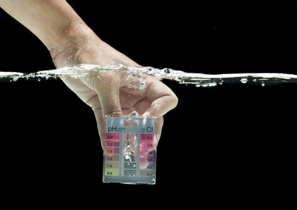 Test del pH dell'acqua