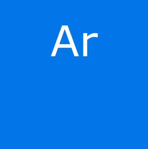 Argon molecola