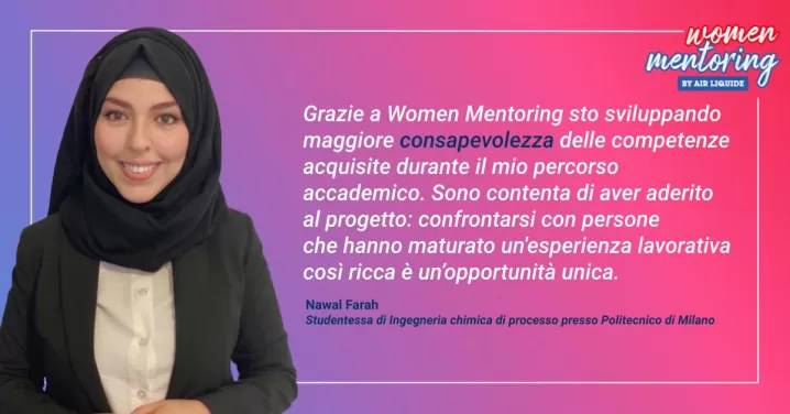 l'iniziativa women mentoring di air liquide raccontata da una mentee