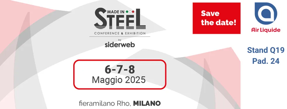 Air Liquide presenta a Made in Steel le sue soluzioni per la decarbonizzazione del settore siderurgico