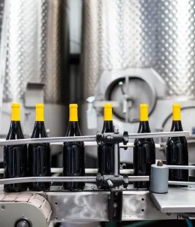 Inertizzazione durante l'imbottigliamento